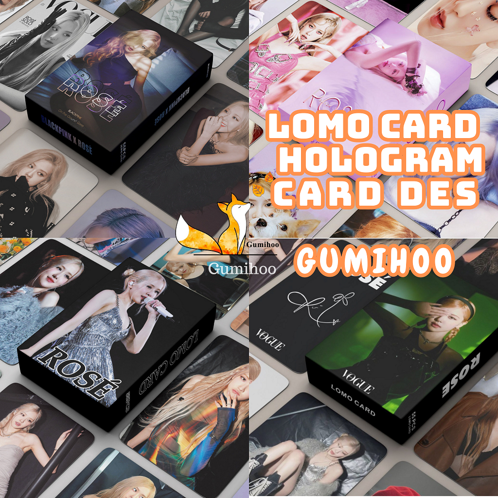 Bộ sưu tập Lomo Card ROSÉ SOLO Bo Góc kpop