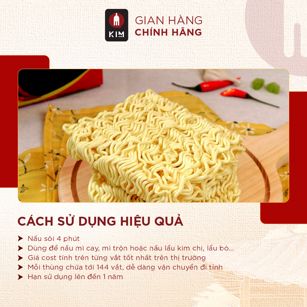 Mì Nấu Mì Cay Ramen Noodles Thượng Hạng