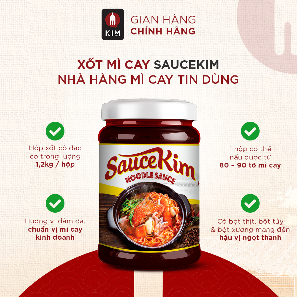 Sốt Nấu Mì Cay SauceKim