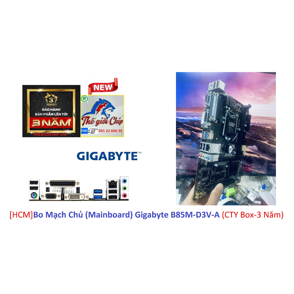Bo Mạch Chủ  Gigabyte B85M-D3V-A