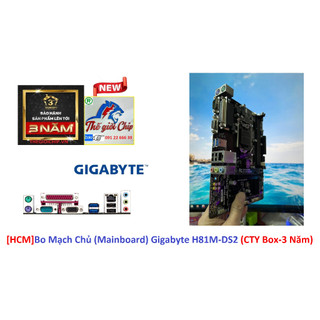 [HCM]Bo Mạch Chủ (Mainboard) Gigabyte H81M-DS2 (CTY Box-3 Năm)