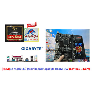 [HCM]Bo Mạch Chủ (Mainboard) Gigabyte H81M-DS2 (CTY Box-3 Năm)