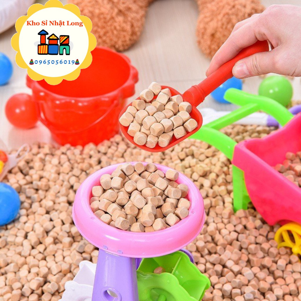 Hạt gỗ xúc cát