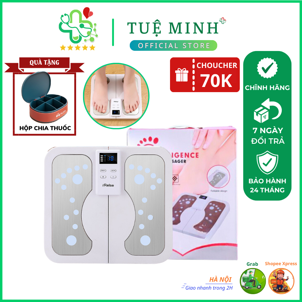 Máy massage bàn chân xung điện SY-020, thảm massage chân tác động huyệt đạo bàn chân giảm đau mỏi, tê bì