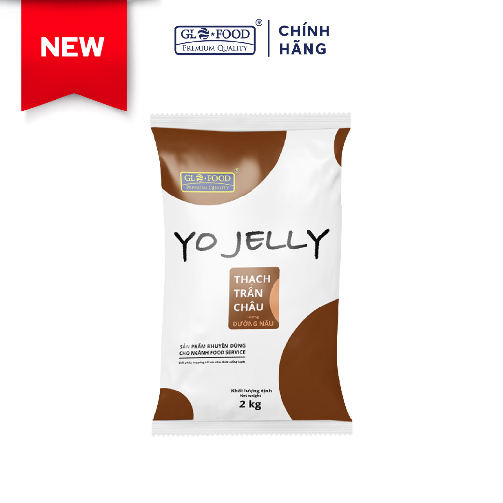 Thạch Trân Châu 3Q Yo Jelly Đường Nâu