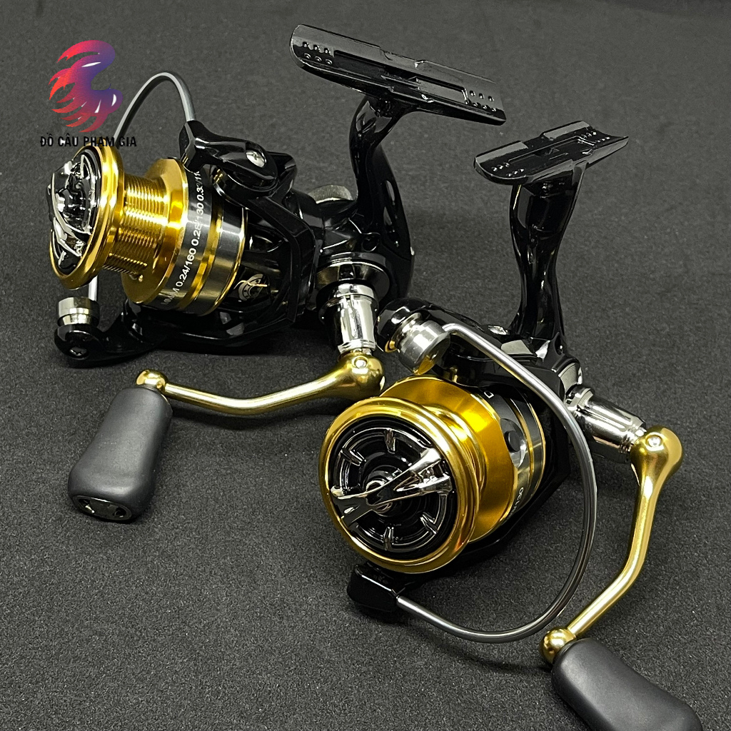 Máy Câu Deukio CrossFire DZ2000-DZ3000 Quay Siêu Êm, Chất Liệu Kim Loại