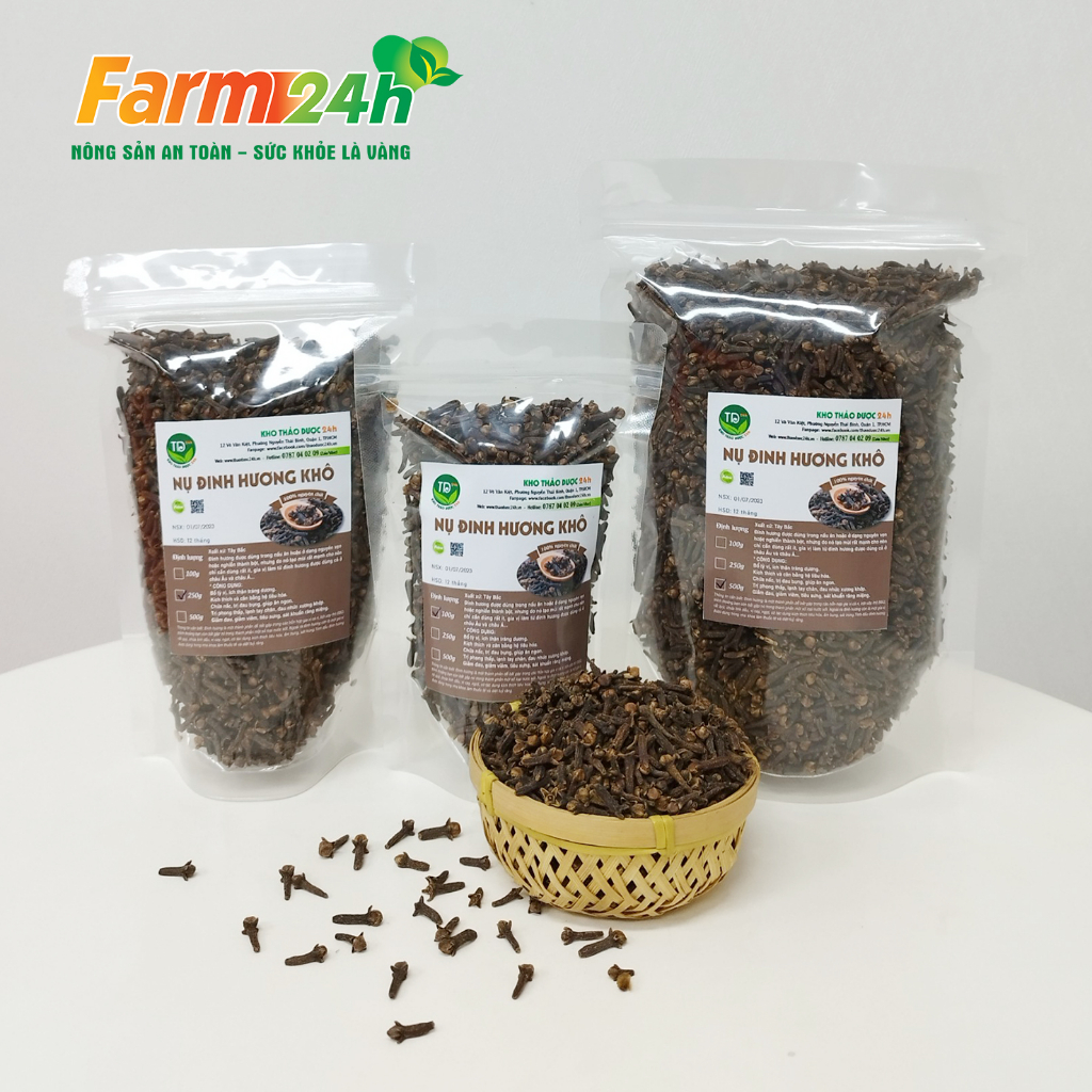 Nụ đinh hương khô Tây Bắc, gia vị cho các món ăn thơm ngon , giảm ho, cải thiện tiêu hóa | Farm24h