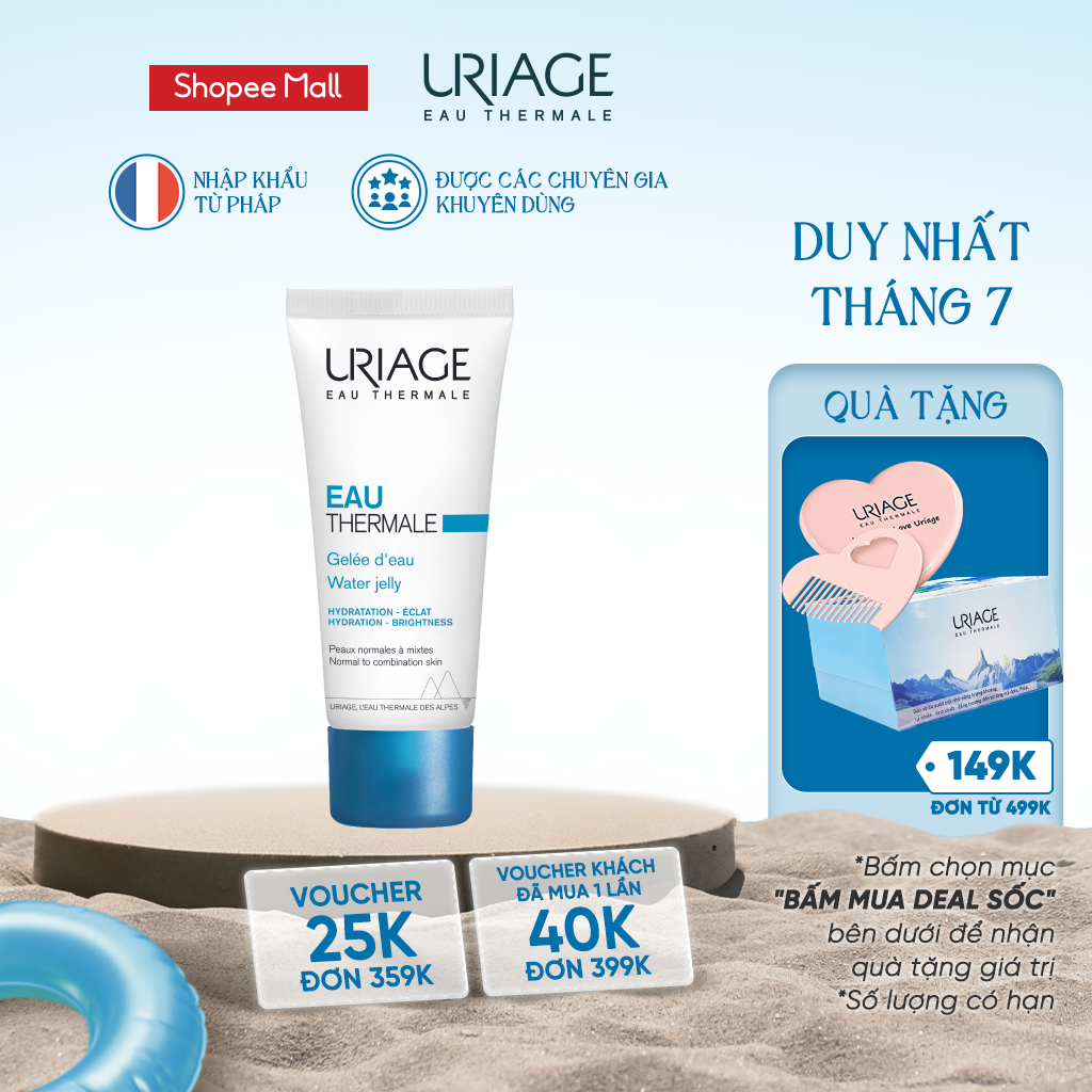 Dưỡng ẩm khoáng chuyên sâu dạng thạch nước URIAGE EAU THERMALE GELÉE D'EAU 40ml