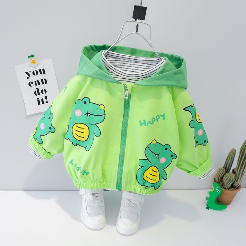 Áo khoác bé trai bé gái size đại Bosskids in hình hoạt hình dễ thương sành điệu phong cách Hàn Quốc AKBG7123