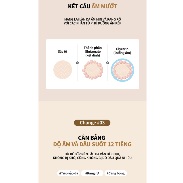 Phấn nước IOPE Air Cushion NATURAL 15g Daily Beauty Official