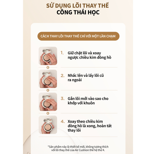 Phấn nước IOPE Air Cushion COVER 15g Daily Beauty Official