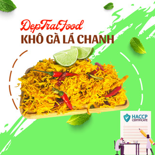 Khô gà lá chanh, hàng xuất xưởng mỗi ngày.