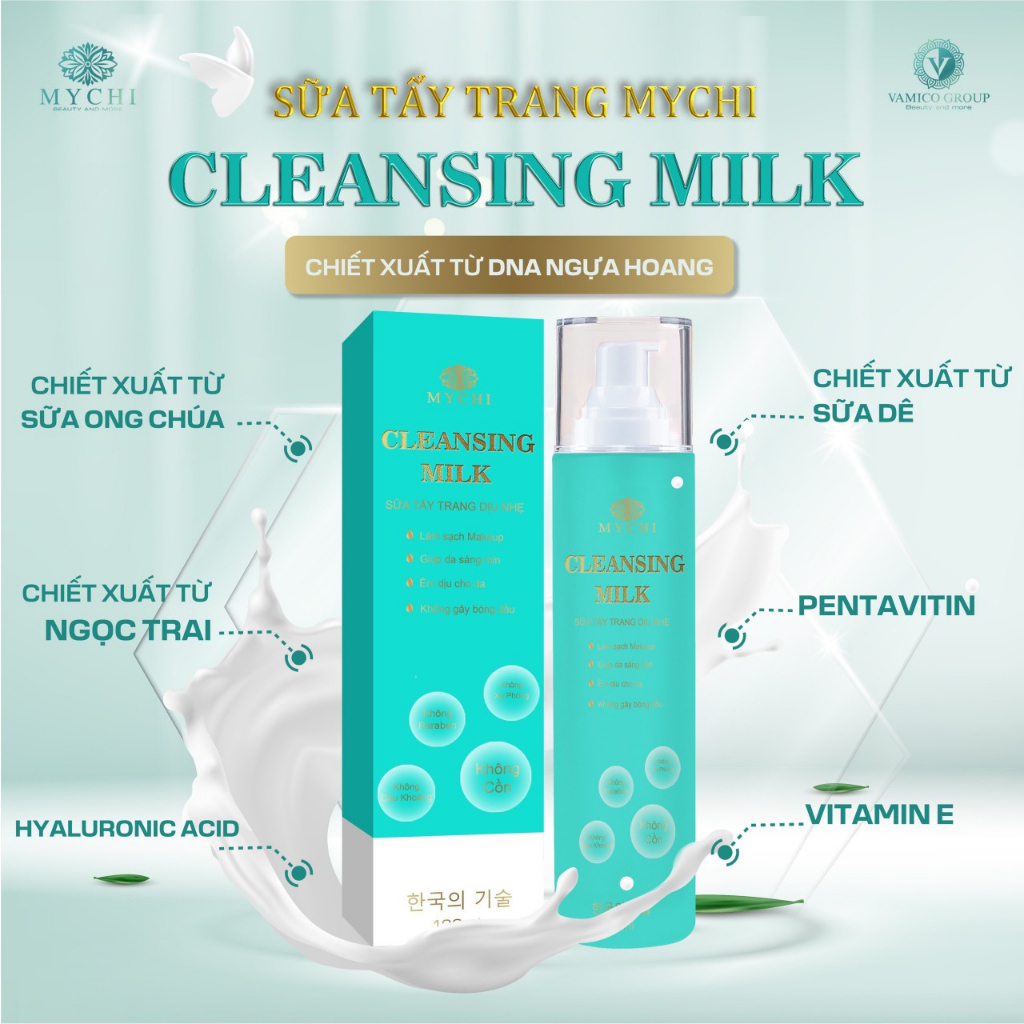 (FREE SHIP) Sữa Tẩy Trang Mychi Cleansing Milk Của Tập Đoàn Vamico