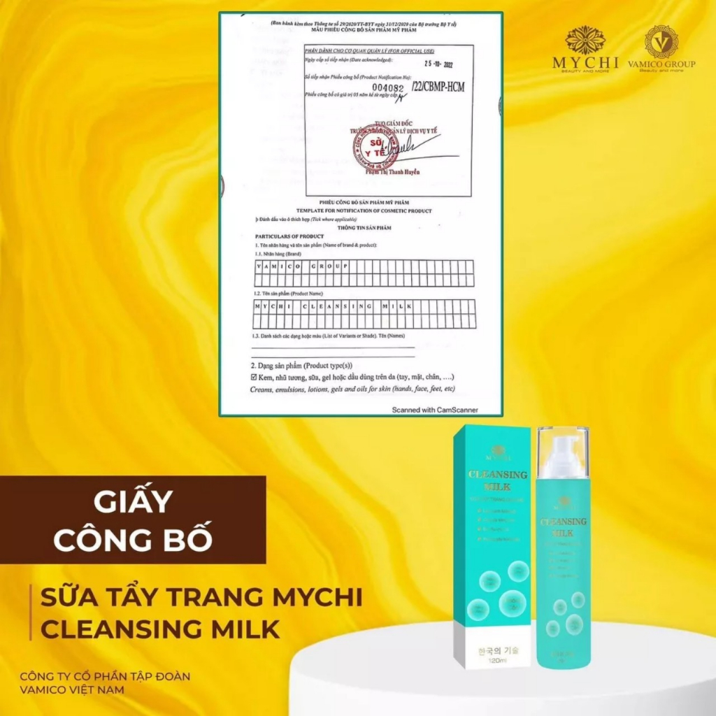(FREE SHIP) Sữa Tẩy Trang Mychi Cleansing Milk Của Tập Đoàn Vamico