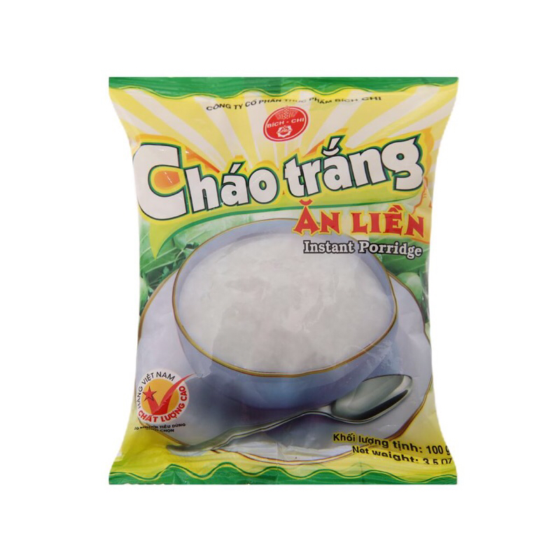 Combo 10 gói Cháo trắng Bích Chi gói 100g