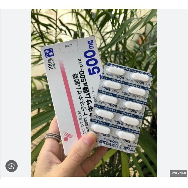 Viên uống Transamin 500mg giúp trắng da hàng nội địa Nhật- Út store