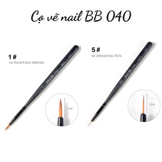 Cọ vẽ nail gel bb cao cấp 040