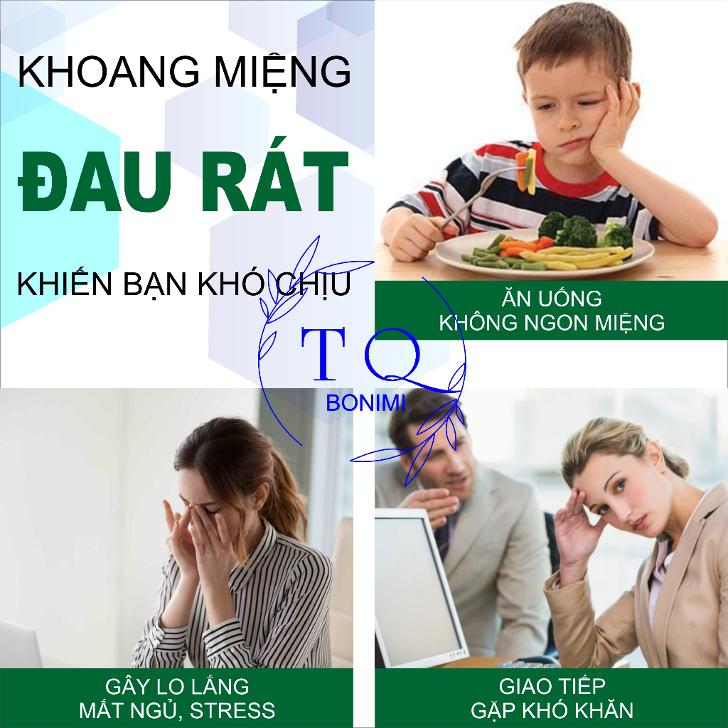 Nước Súc Miệng Thảo Dược TQ Bonimi 350ml Combo 2 Chai. Ngừa Sâu Răng Hôi Miệng, Đau Răng, Viêm Lợi, Chảy Máu Chân Răng.