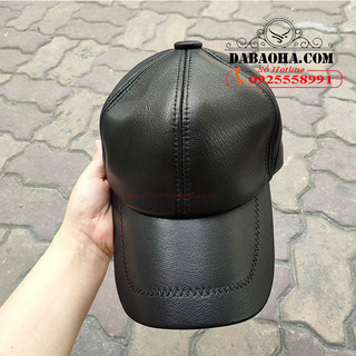 Mũ lưỡi trai nam da dê cao cấp bhy2075