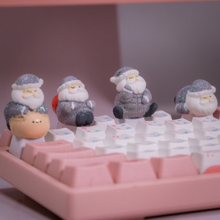 Keycap lẻ ông già noenl lấp lánh dể thương,nút phím cơ R4 PBT lẻ