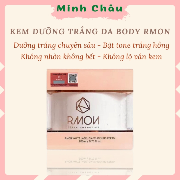 Kem Dưỡng Trắng Da Body Minhchaustore Kem Body Rmon White Label Dia Whitening Cream 200ml Hàn Quốc