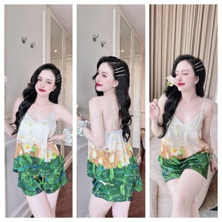 ĐỒ BỘ NỮ, SET BỘ, ĐỒ MẶC NHÀ, BỘ 2 DÂY LỤA CAO CẤP