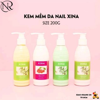 Kem mềm da nail Xina, Kem làm mềm da xina 200ml có 4 mùi hương dịu nhẹ, an toàn khi sử dụng - Nails Red
