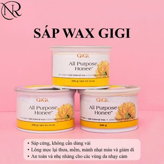 Sáp wax lông nóng Gigi All Purpose Honee, Tẩy sạch lông giảm lông mọc hiệu - Nails Red