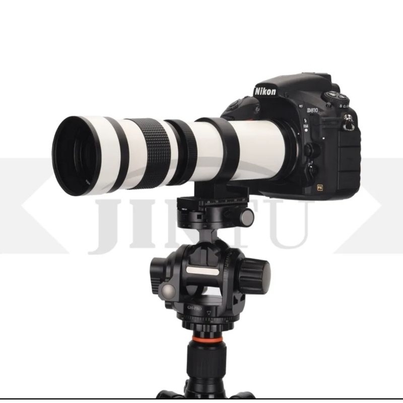 Ống kính MF jintu 420-800mm f8.3 , kèm ngàm sang nikon,canon ,sony ,fuji