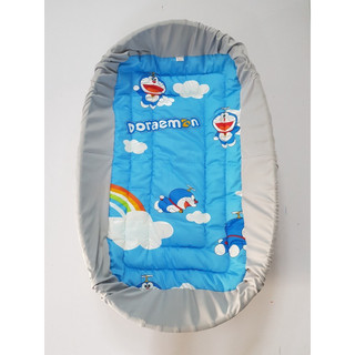 Lót nôi tre, nệm lót nôi tre cho bé chất liệu cotton, bọc lót nôi tre cho bé