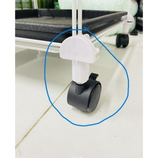  Bánh Xe + Chốt lắp cho chuồng quây lưới chó mèo 