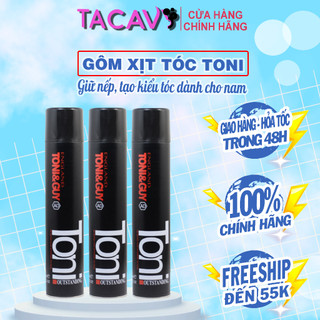 Gôm xịt tóc Toni & Guy Chính hãng, Gôm giữ nếp tạo kiểu nam nữ