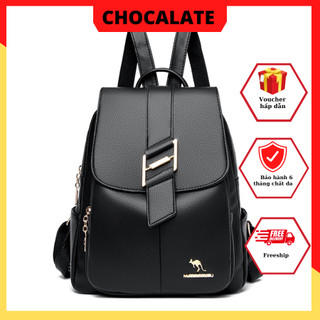 Balo da nữ thời trang chocalate balo da mềm cao cấp đi công sở đi chơi đều đẹp. mã 29
