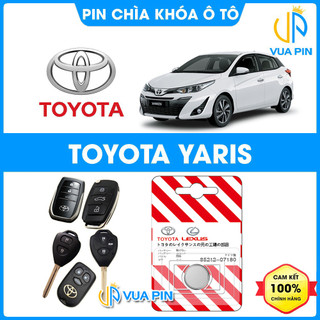 Pin chìa khóa ô tô Toyota Yaris chính hãng Toyota sản xuất tại Indonesia 3V Panasonic