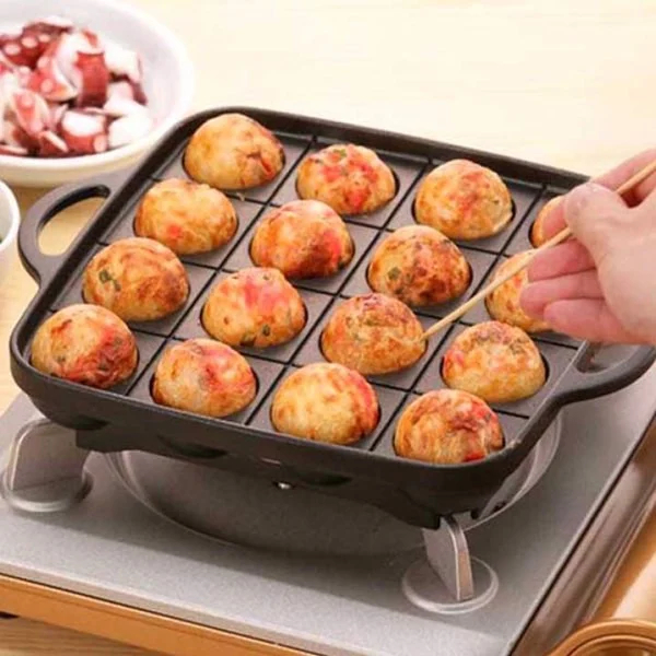 Set 400 hộp Takoyaki 6 viên dày chống nóng