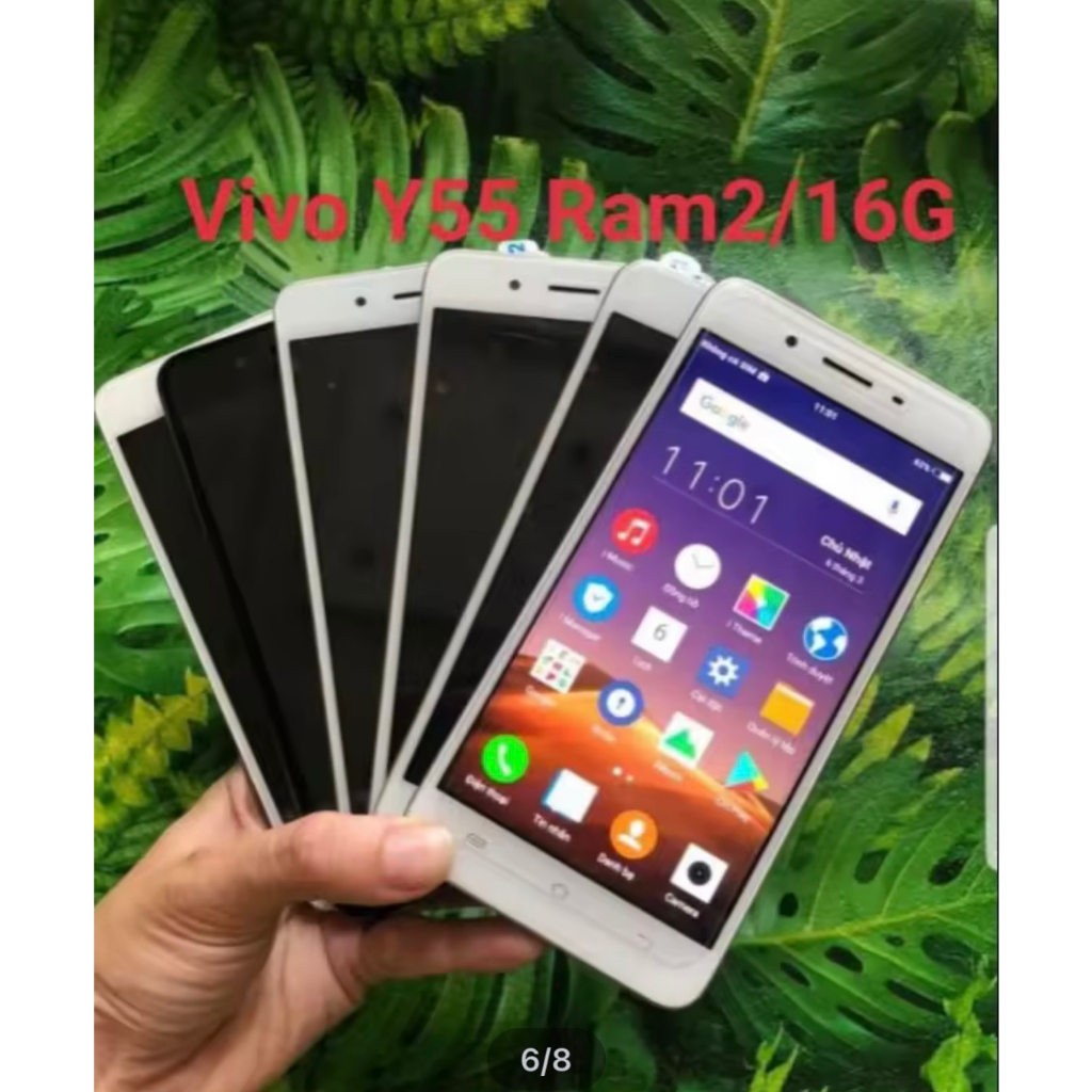 Điện thoại giá siêu rẻ Vivo Y55 2sim ram 4/64G Chính Hãng, Camera sau: 8 MP