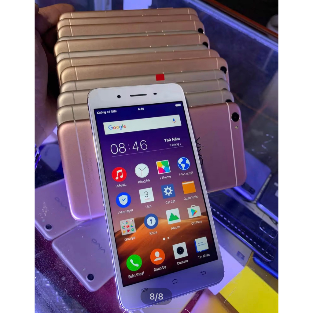 Điện thoại giá siêu rẻ Vivo Y55 2sim ram 4/64G Chính Hãng, Camera sau: 8 MP