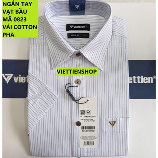 Áo sơ mi việt tiến ngắn tay kẻ sọc
