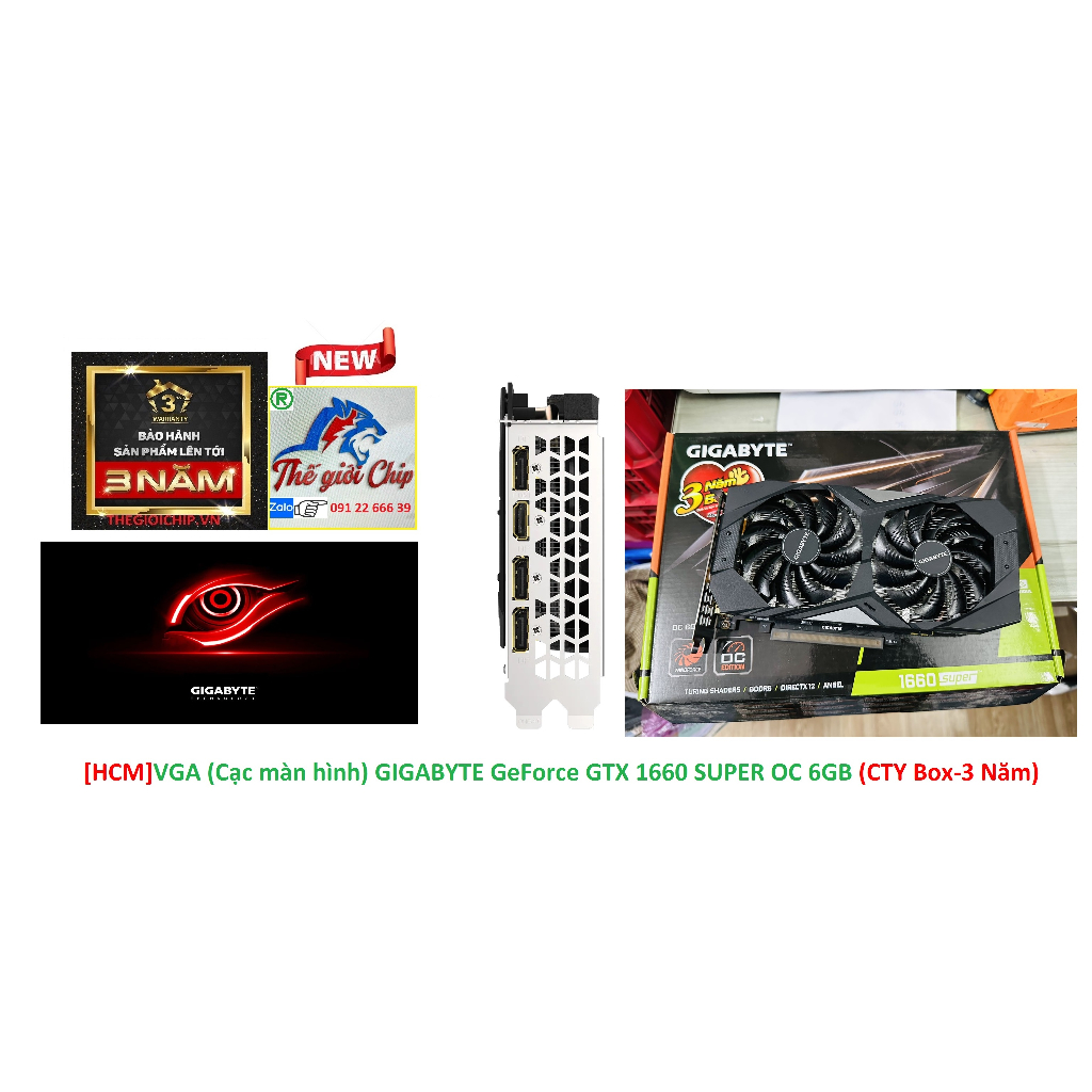 VGA  GIGABYTE GeForce GTX 1660 SUPER OC 6GB