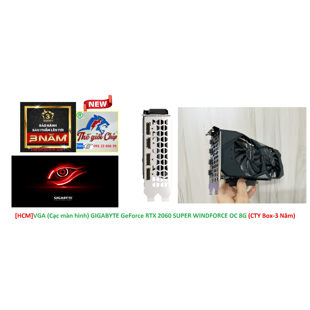 VGA  GIGABYTE GeForce RTX 2060 SUPER WINDFORCE OC 8G