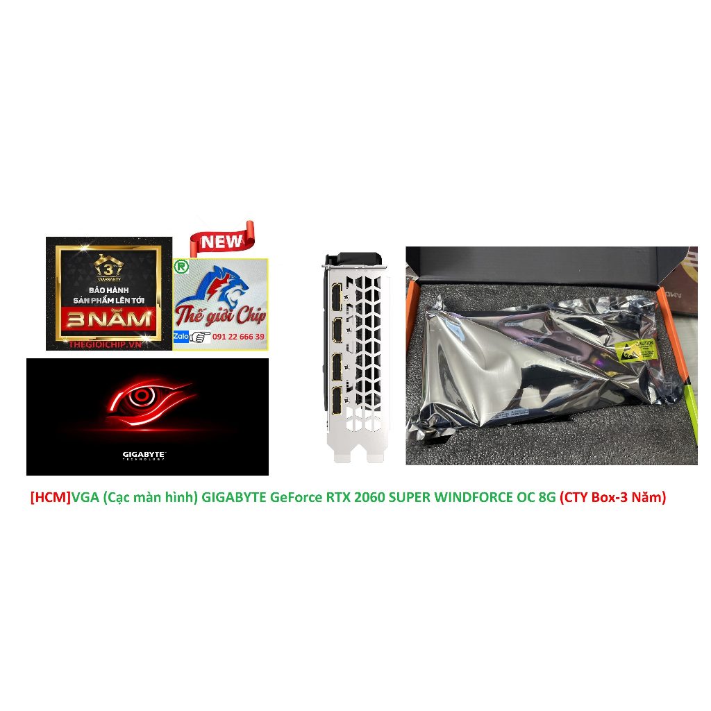 VGA  GIGABYTE GeForce RTX 2060 SUPER WINDFORCE OC 8G