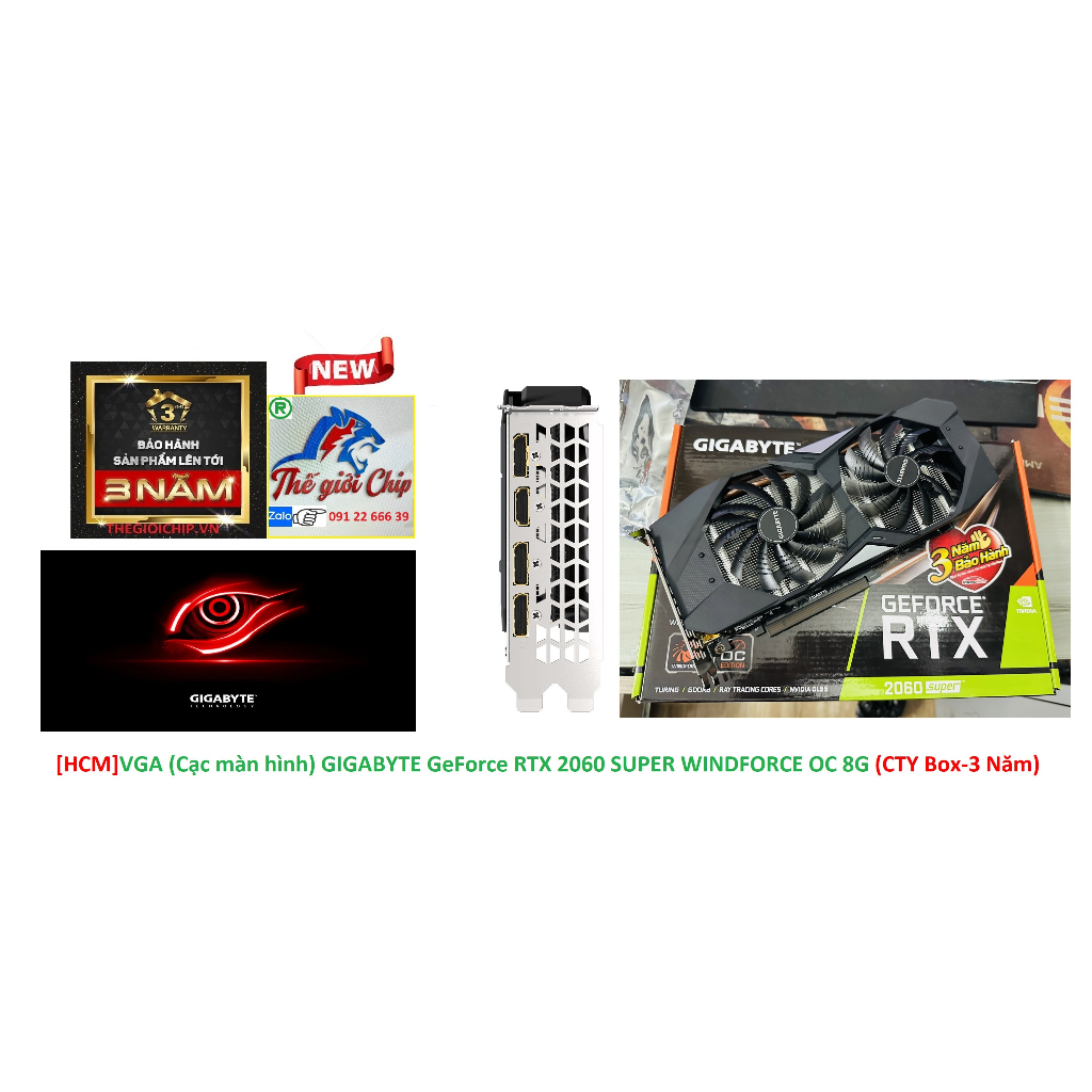 VGA  GIGABYTE GeForce RTX 2060 SUPER WINDFORCE OC 8G