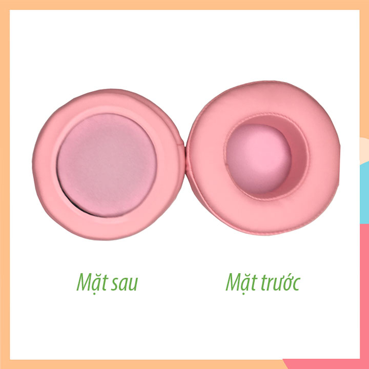 1 đôi đệm tai nghe Dareu eh722 zin màu hồng_ốp tai dareu eh722