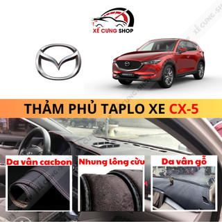 Thảm phủ taplo cho xe mazda cx5 2018-2023 chống nắng cao cấp