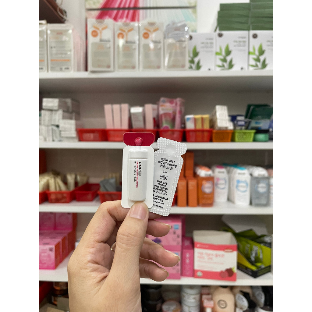 Combo 10 gói Sample Peel tái tạo da chuyên sâu CNP Rx Skin Rejuvenating Intensive Peel 2ml