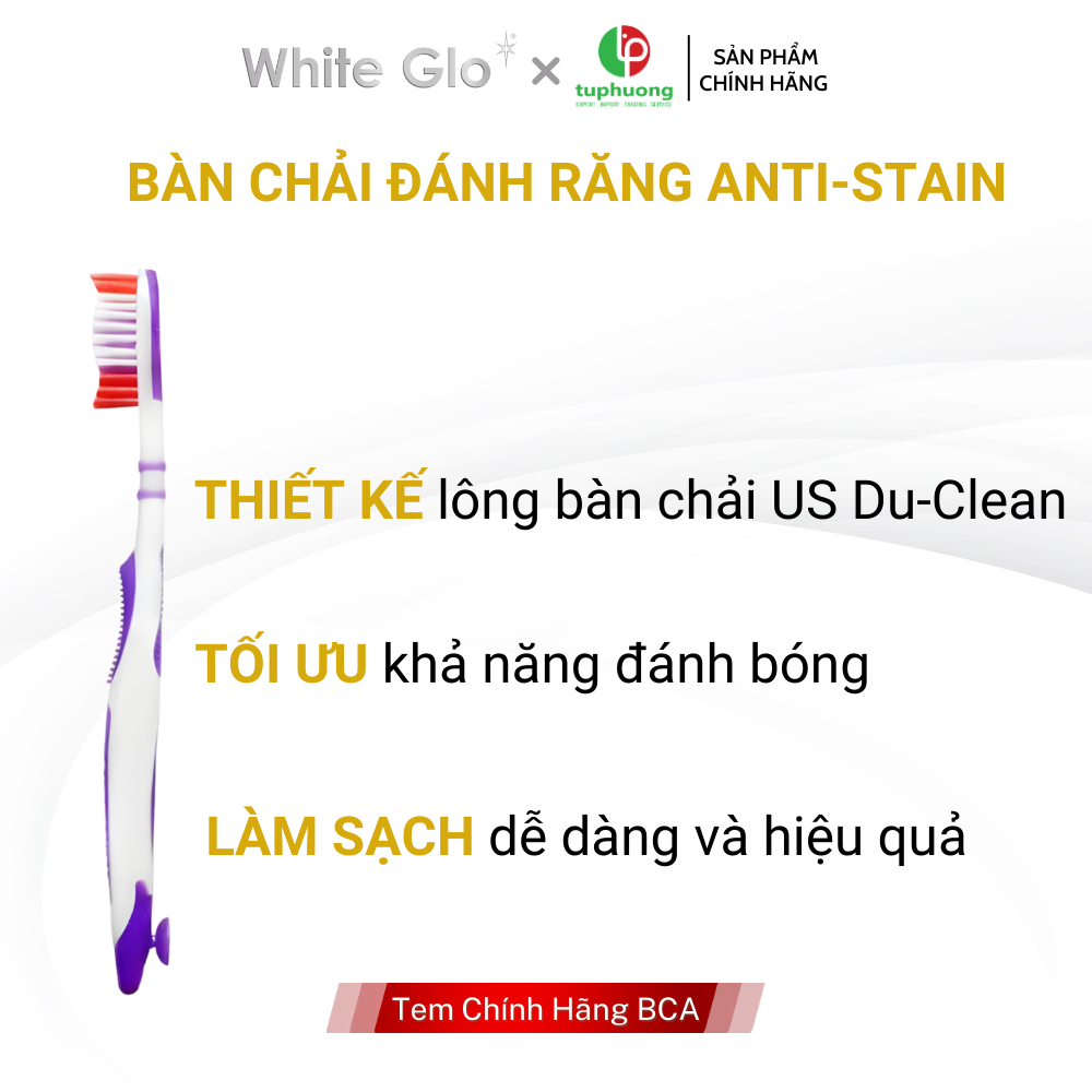 Kem Đánh Răng White Glo Dành Cho Người Hút Thuốc  150gr _ Smoker Formula Whitening Toothpaste
