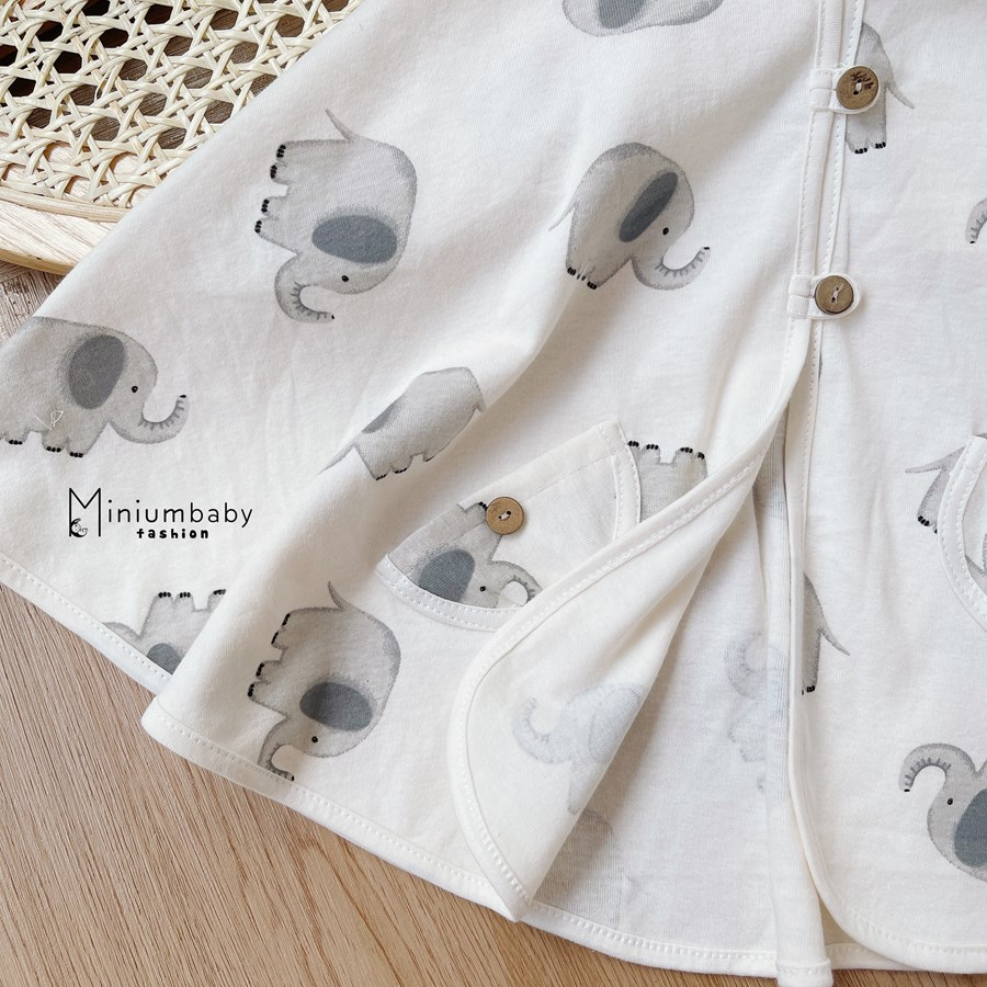 Áo choàng chống nắng cản gió giữ ấm cho bé trai ủ cho bé sơ sinh đồ đi biển bé gái miniumbabyfashion ACCD