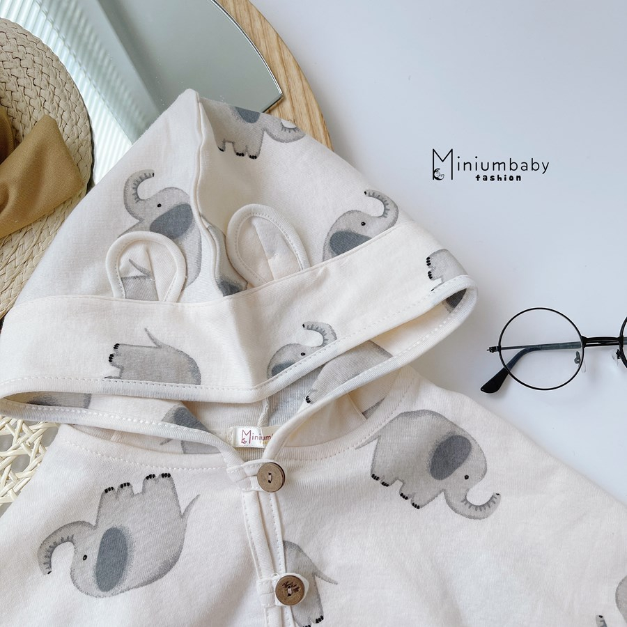 Áo choàng chống nắng cản gió giữ ấm cho bé trai ủ cho bé sơ sinh đồ đi biển bé gái miniumbabyfashion ACCD
