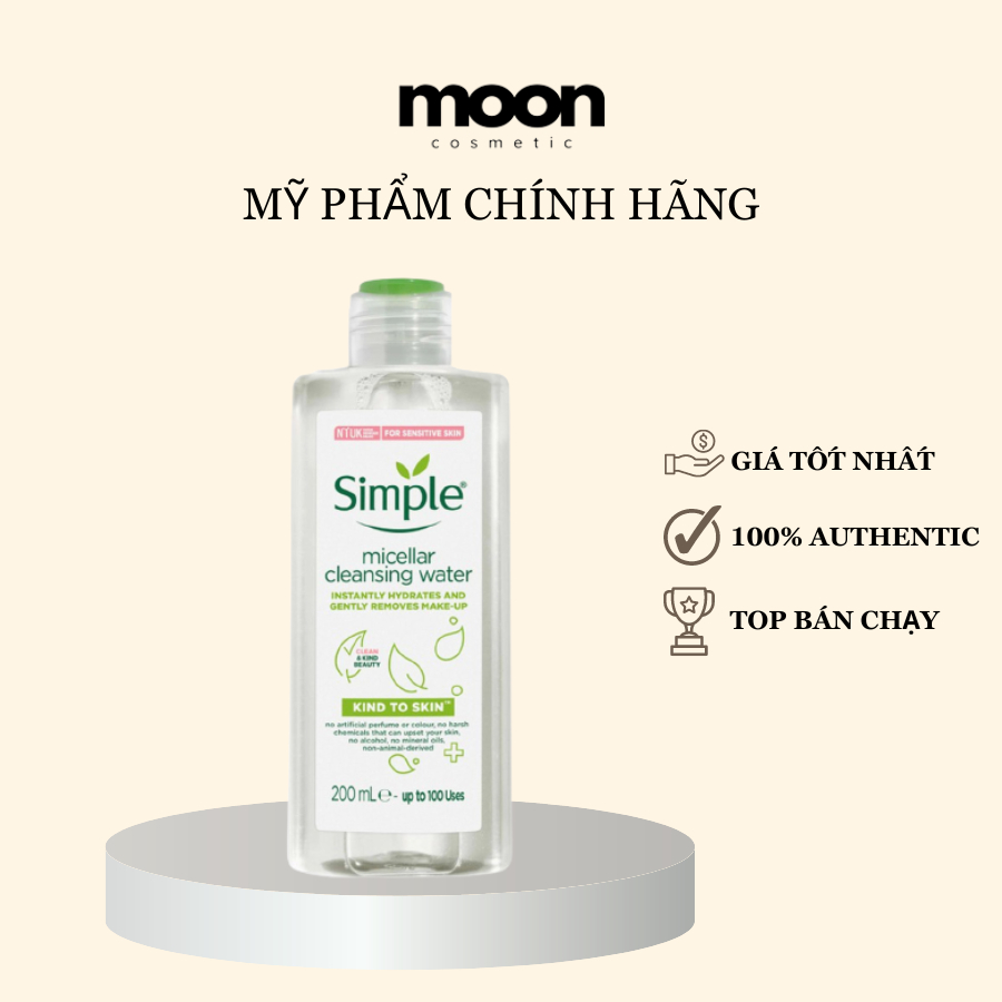 NƯỚC TẨY TRANG SIMPLE 200ML