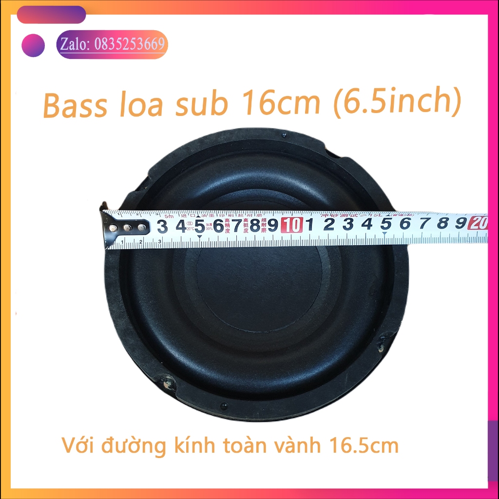 Củ loa sub 16 cm JBL siêu trầm đẹp từ 120 coil 35, loa 6.5cm sub 1 tấc